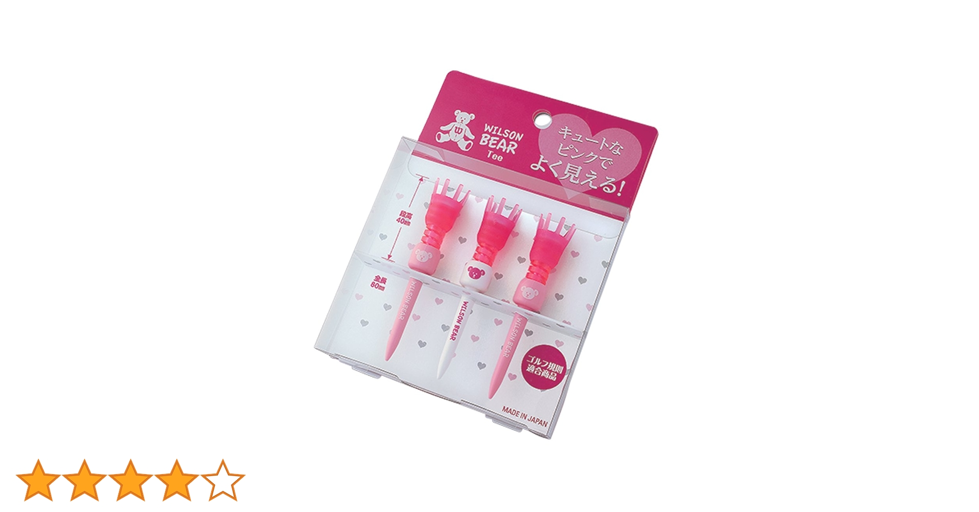 (未使用･未開封品)　Wilson(ウイルソン) ゴルフ ティー WILSON BEAR ベアティー レディース WBT-01L tu1jdyt Amazon.co.jp: キャスコ(Kasco) Wilson(ウイルソン) ゴルフ